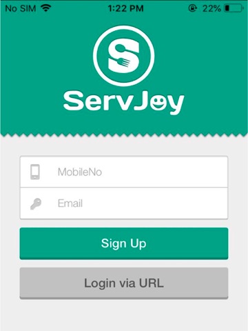 ServJoy - Restaurant App iPad screenshot