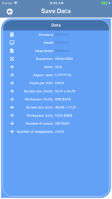 DPI Calculator by Fefercode screenshot