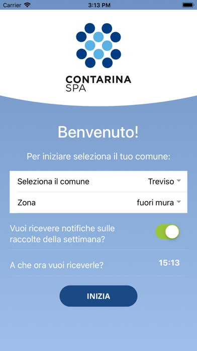 ContarinApp Screenshot