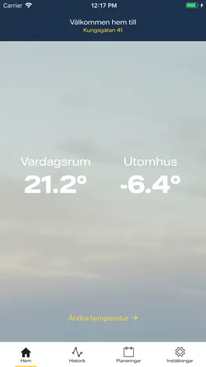 Vattenfall Smart Termostat screenshot 1