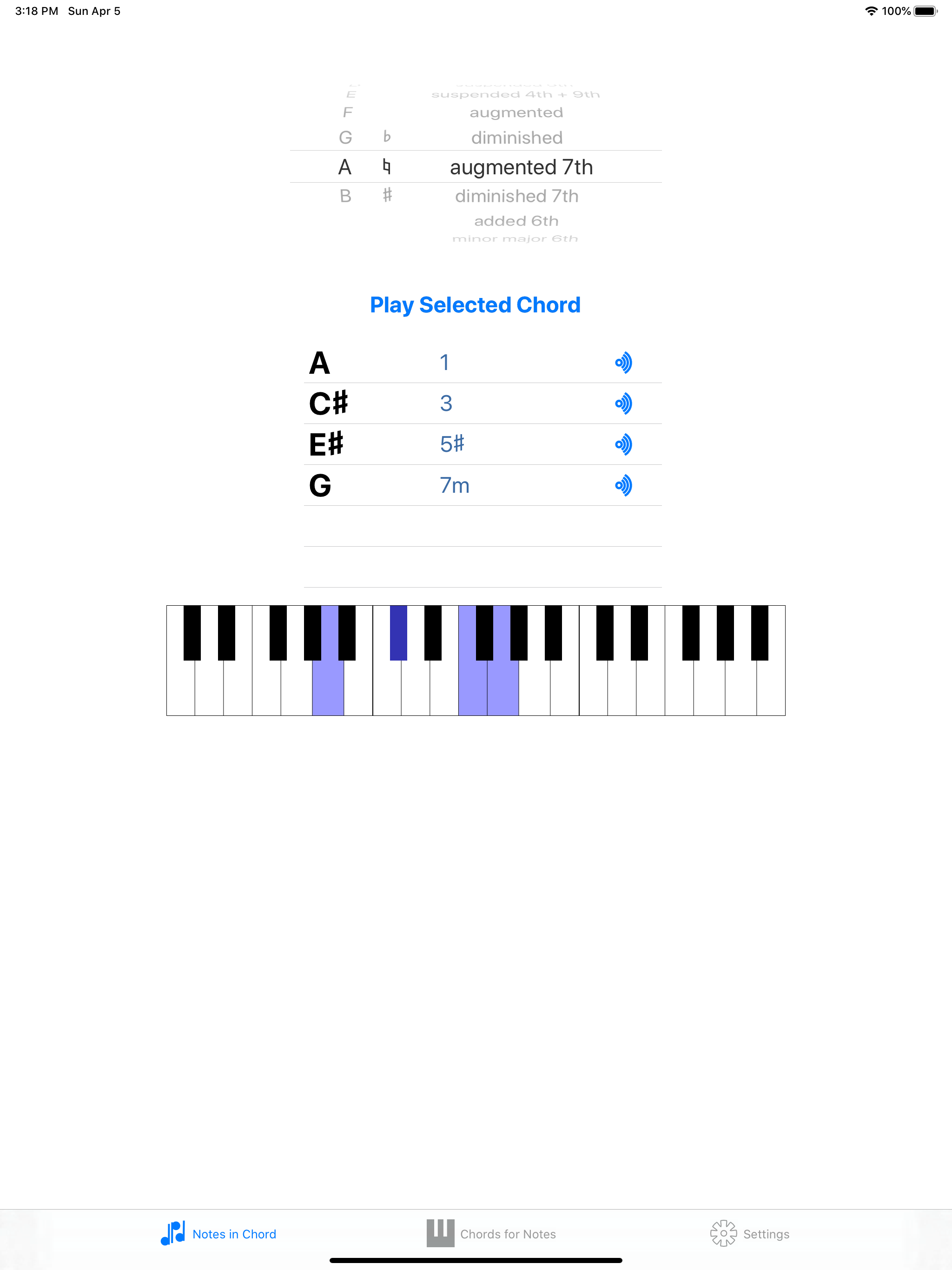 Chordex screenshot 4