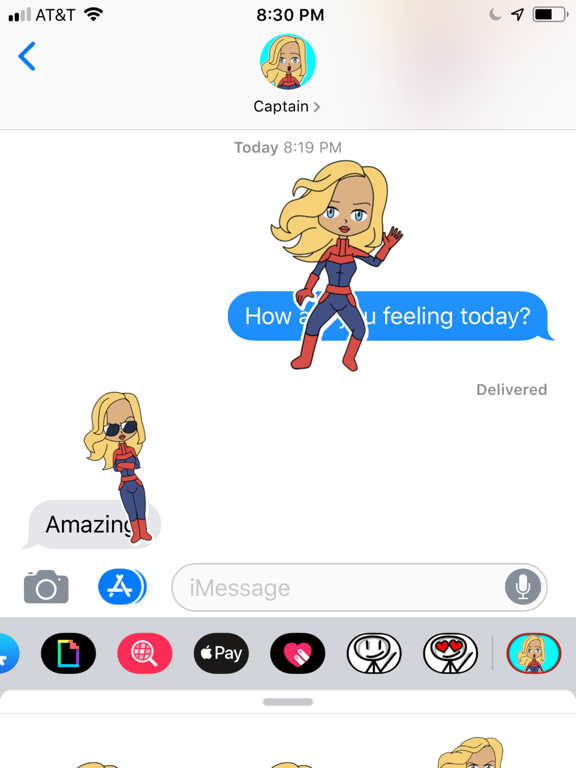 Screenshot #5 pour Super Woman Hero Cute Stickers