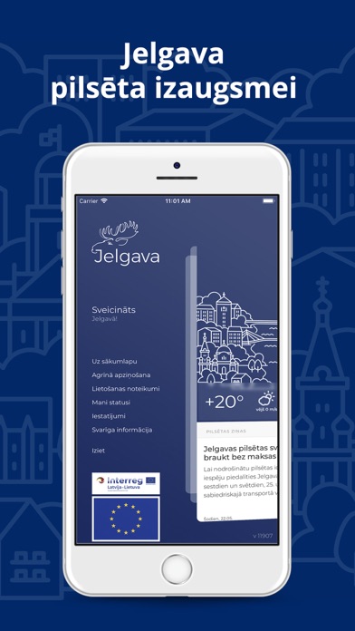 Jelgavas pilsēta Screenshot