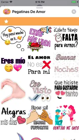 Game screenshot Pegatinas De Amor apk