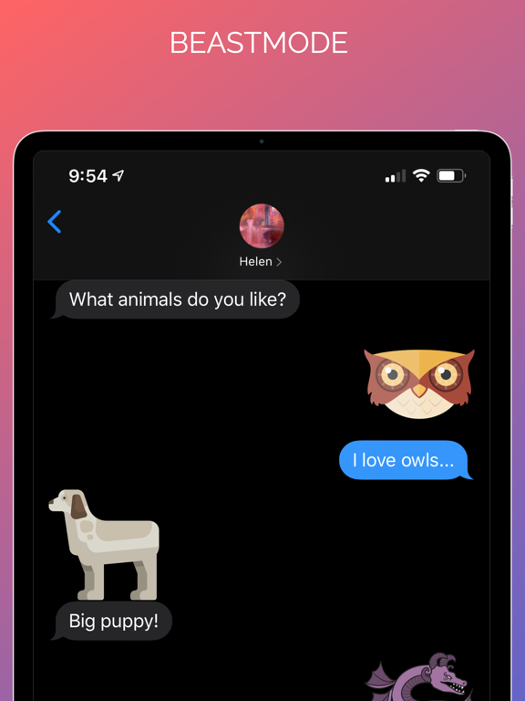 Karmamoji Stickers iPad screenshot 5 - Stickers app