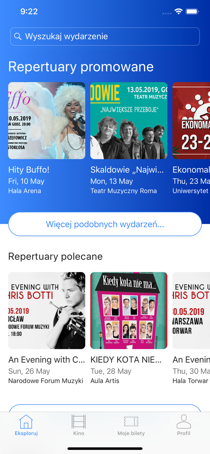Bilety24 screenshot 1