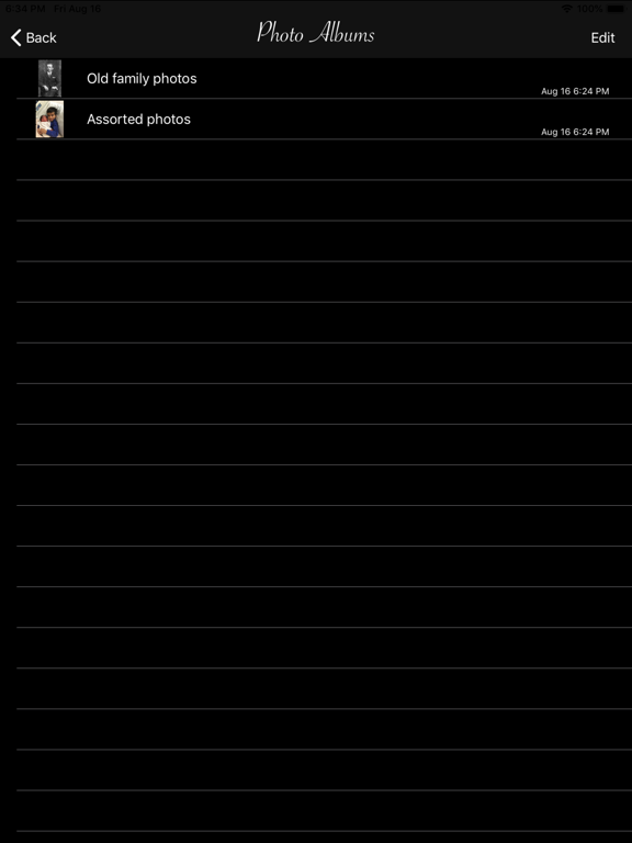 The Story Album iPad screenshot 10 - Photo & Video app