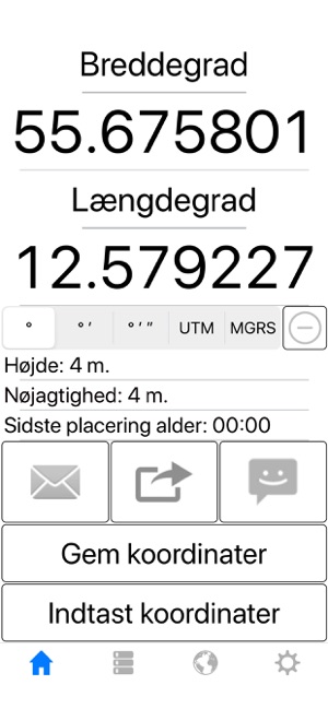 GPS koordinater Pro i App Store