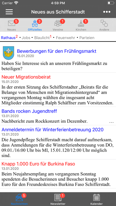 Screenshot #3 pour Meine Stadt Nachrichten