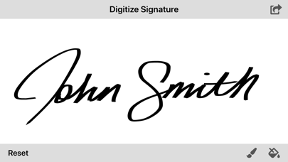 Digitize Signature Screenshot