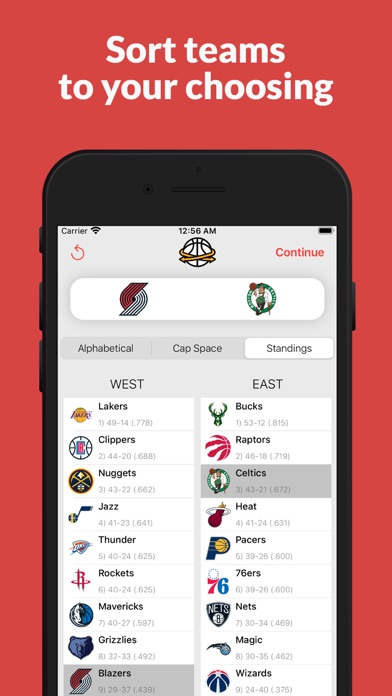 NBA Swap: NBA Trade Machine Screenshot