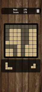 Wooden Block Puzzle Games screenshot #2 for iPhone