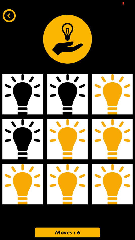 #2. Light Up Bulb Puzzle Game (iOS) Podle: Jogani Bhavesh Keshubhai