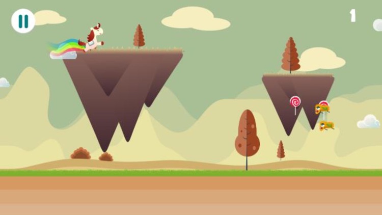 Rainbow Horse Collecting Candy