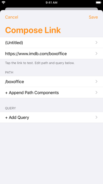 Knil - Universal Links Testing iPhone screenshot 4 - Utilities app