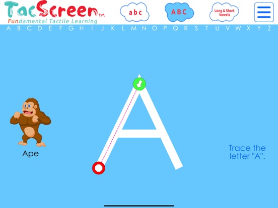 Screenshot #4 pour TacScreen-Trace2Learn Letters