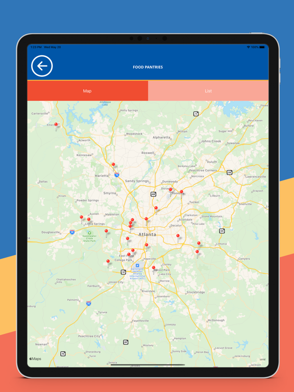 211 Atlanta iPad screenshot 4 - Reference app
