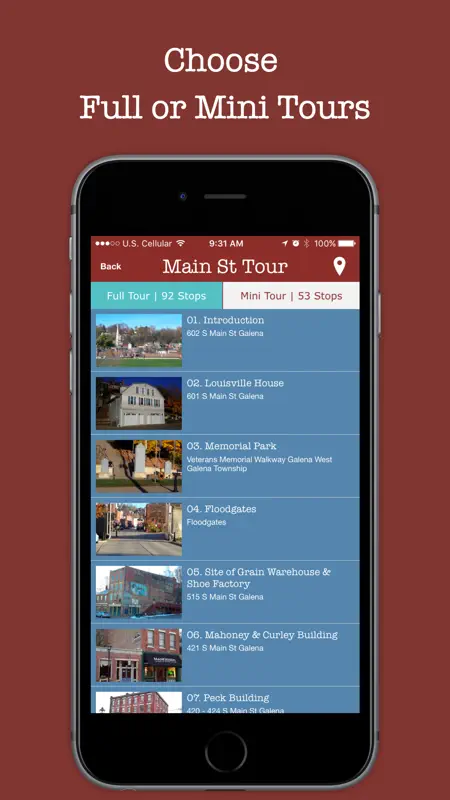 Galena Tours screenshot 3 of 5