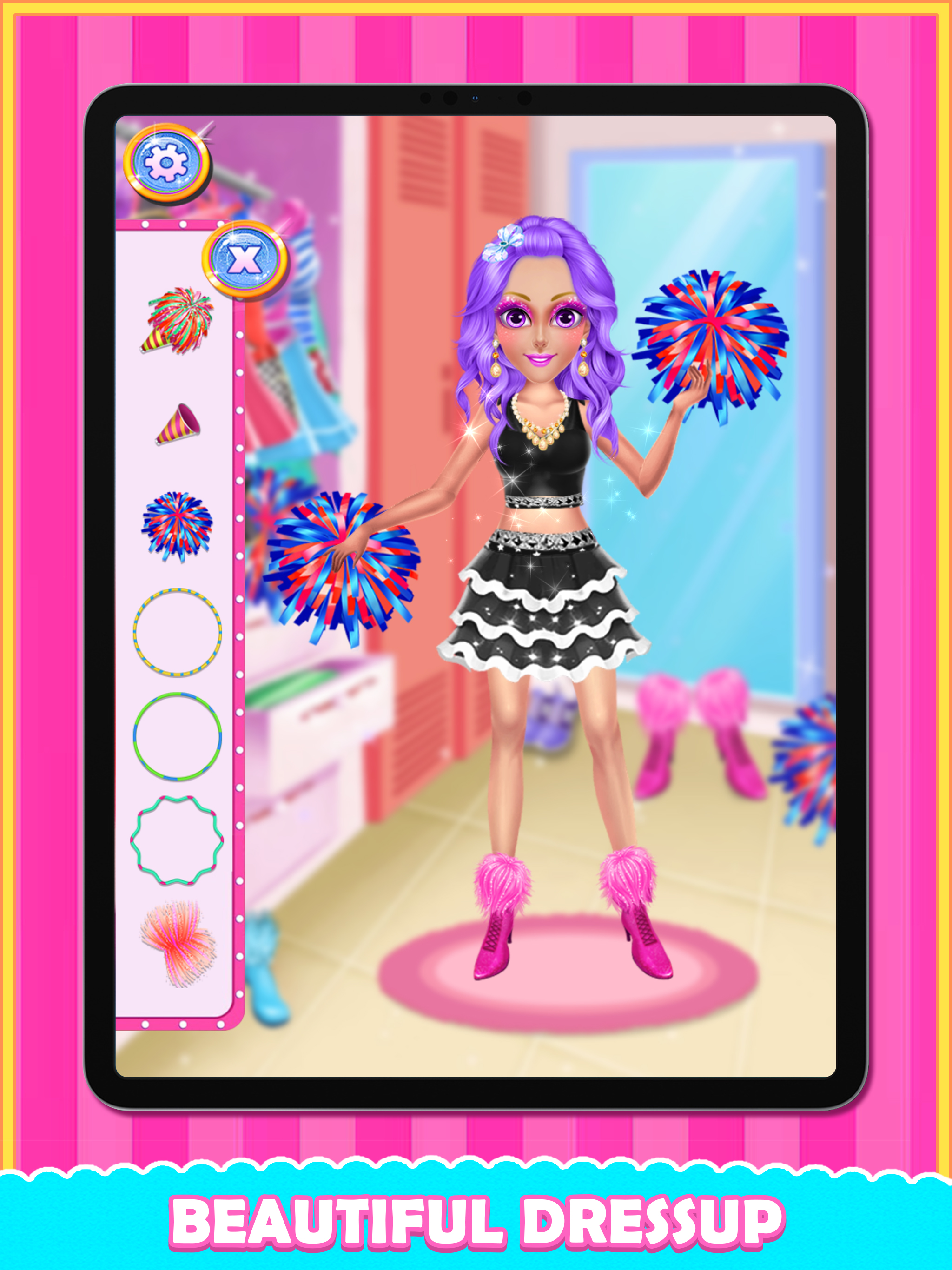 Cheerleader: Makeup & Dress up