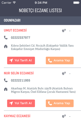 Nöbetçi Eczane - Eskişehir screenshot 2