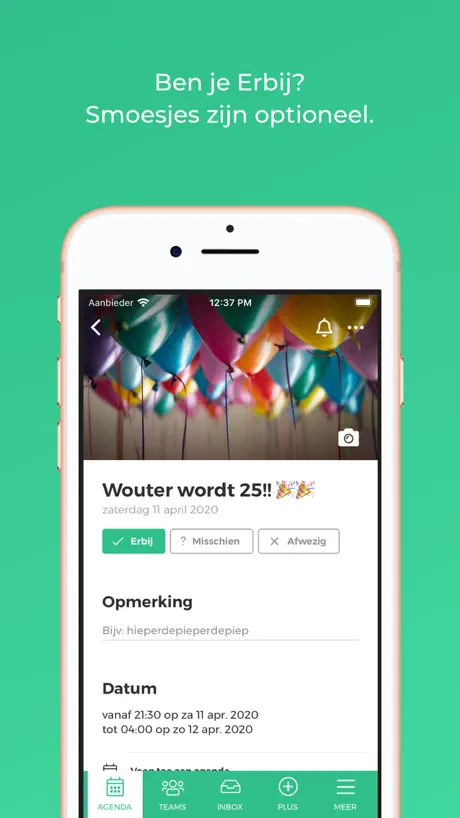 Erbij - wie komen er?