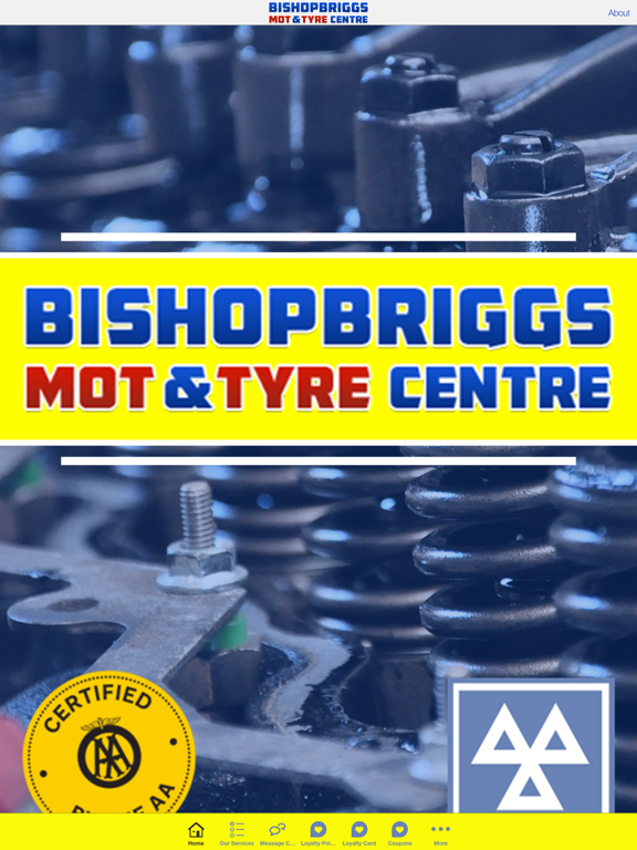 Bishopbriggs MOT & Tyre Centre iPad screenshot