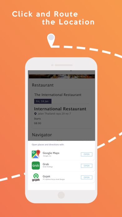WaktuIN : Travel Planner Screenshot