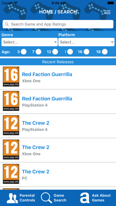 PEGI Ratings screenshot 2