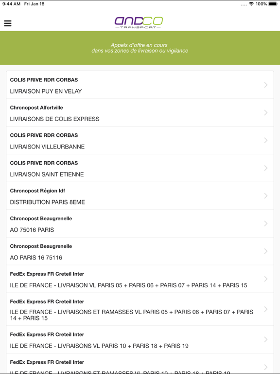 Screenshot #4 pour Andco Transport