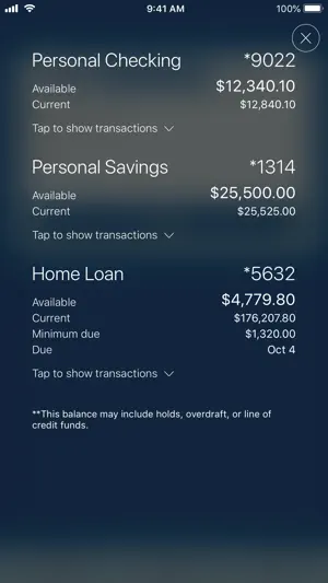 Presidential Bank Mobile App screenshot 1