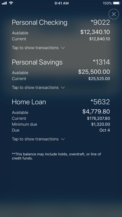 Presidential Bank Mobile App Screenshot
