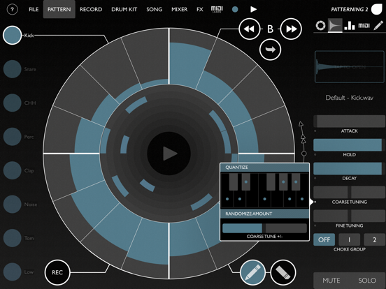 Screenshot #2 for Patterning 2 : Drum Machine