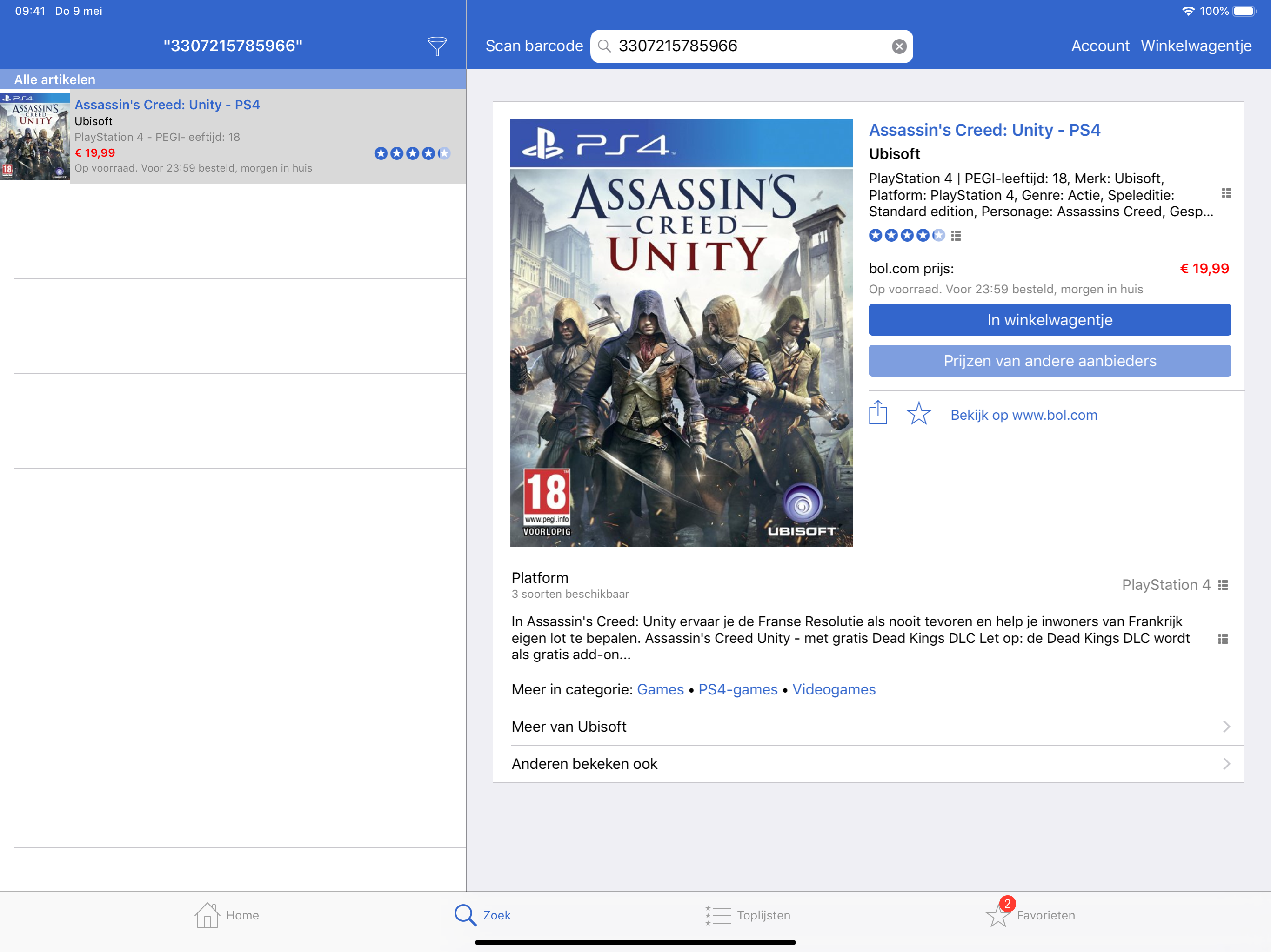Zoek & Scan-app voor bol.com screenshot 8