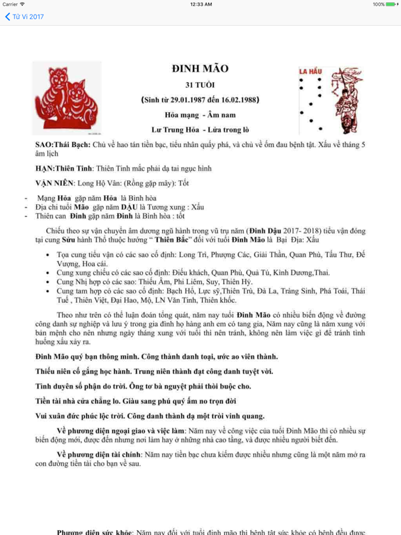 Screenshot #5 pour Tử Vi 2017 - Đông Tây