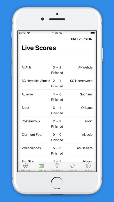 Screenshot #2 pour Goals - LiveScore Fixtures