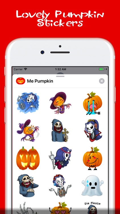 Lovely Pumpkin Stickers screenshot-3