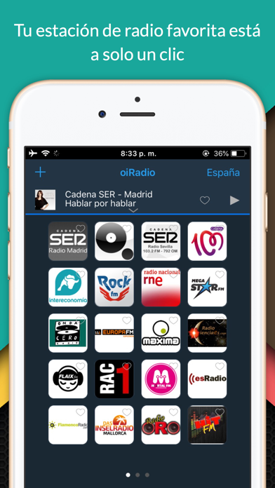 oiRadio España - Live radio Screenshot