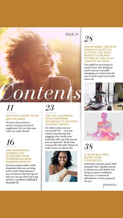 Jeunessima Magazine for Women Screenshot
