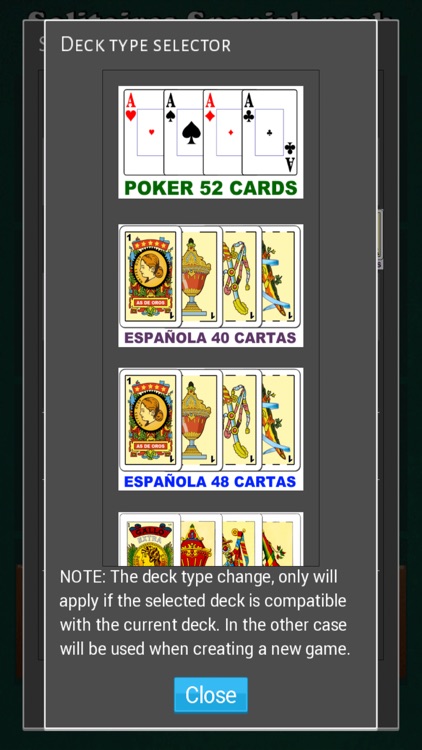 Solitaire pack (Spanish cards) screenshot-5