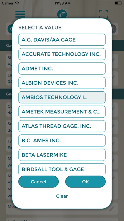 GageList screenshot-4