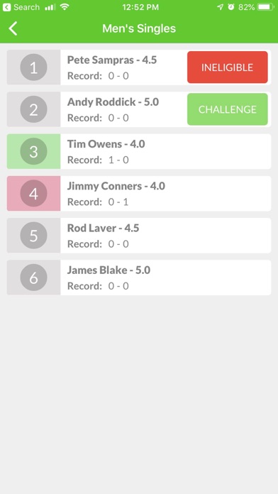 Screenshot #1 pour TennisRungs