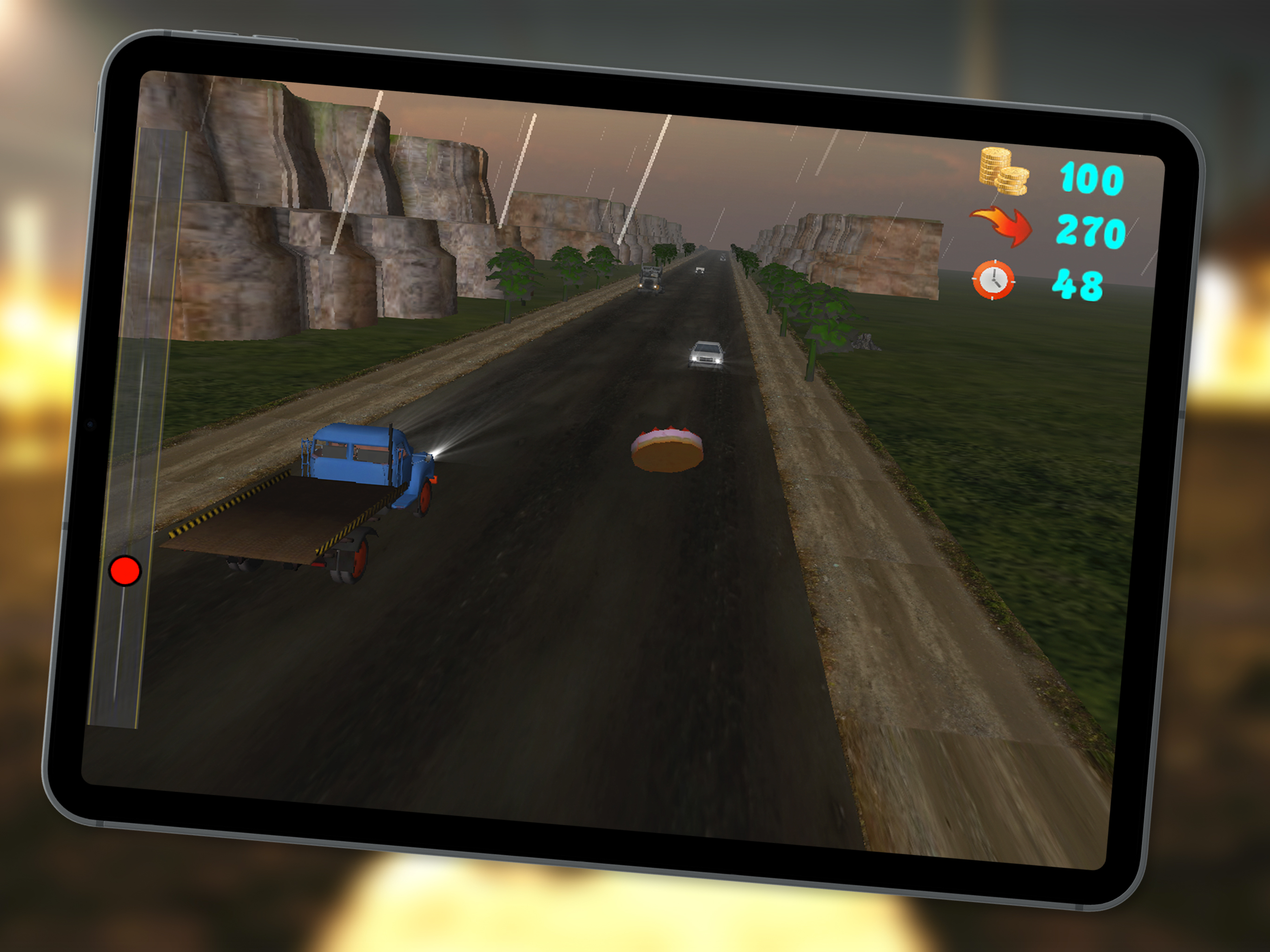 Speed Night Truck Smasher Race screenshot 7
