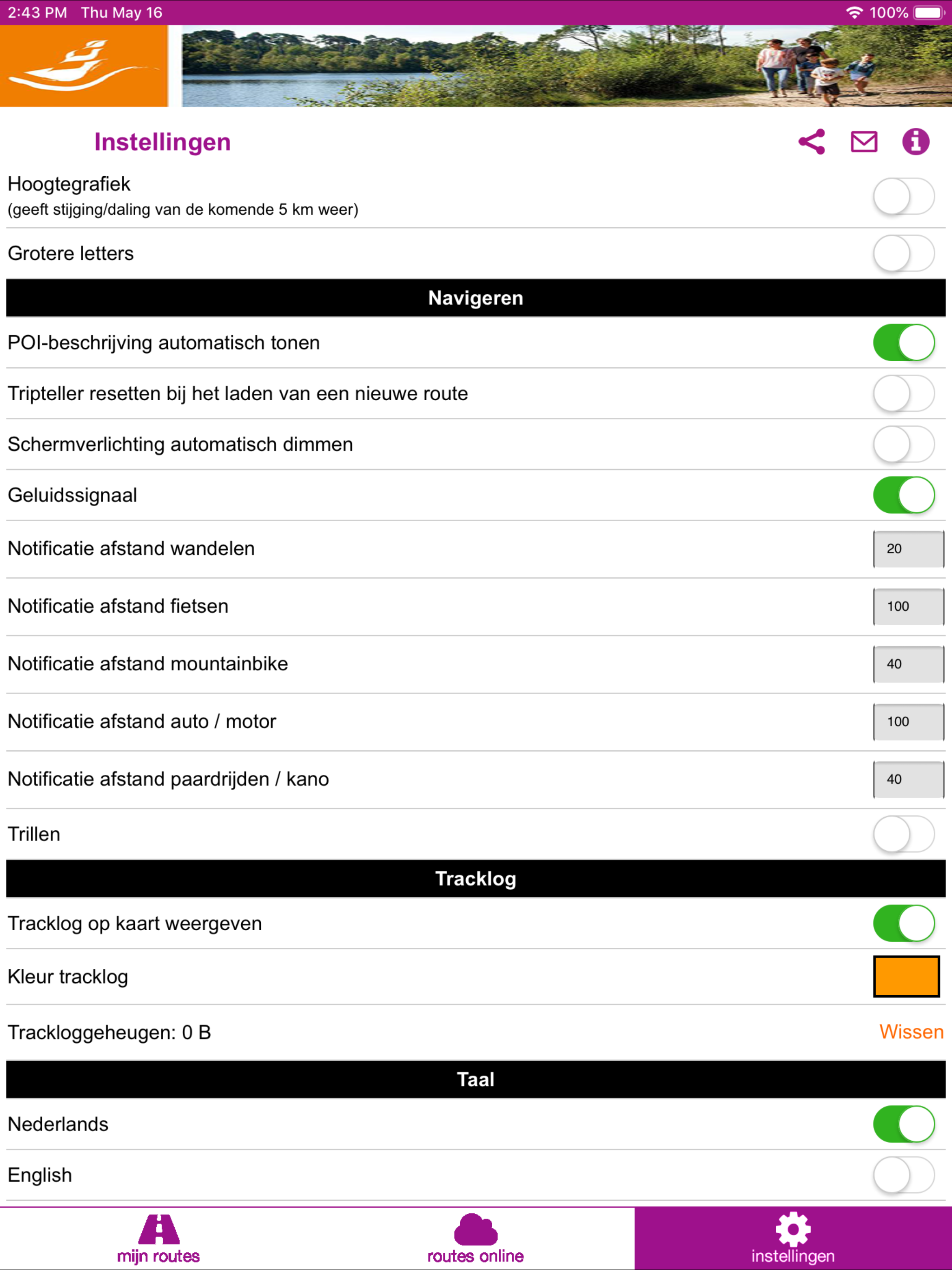 Routes in Het Groene Woud screenshot 5