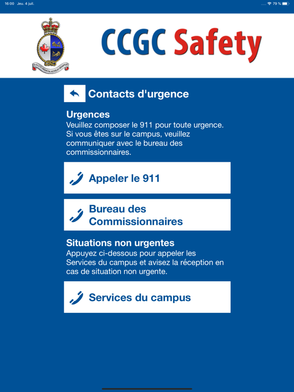 Screenshot #5 pour CCGC Safety