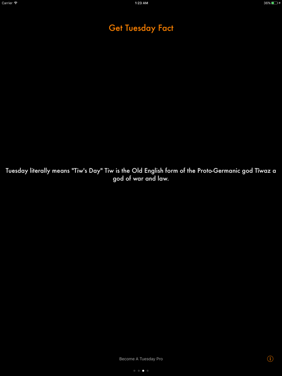 Is It Tuesday? iPad screenshot 4 - Entertainment app