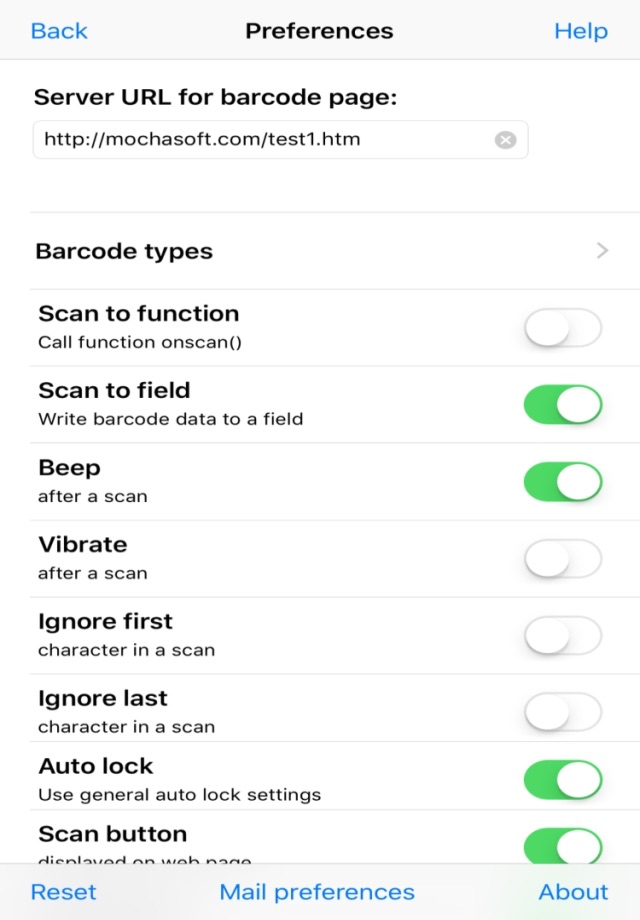 Barcode Lite - to Web Scanner screenshot 4