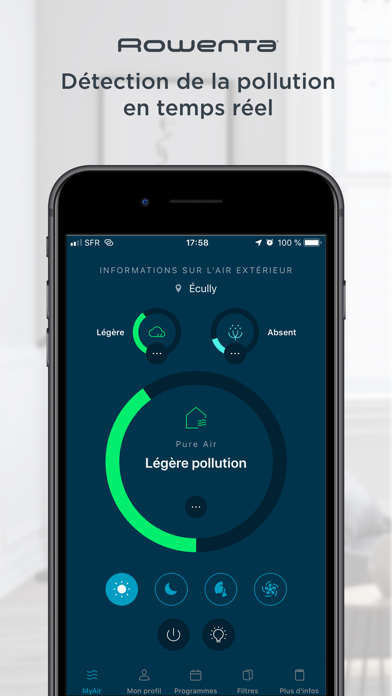Screenshot #1 pour Pure Air de Rowenta
