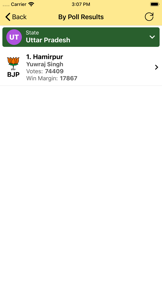 Elections of India 2020 screenshot