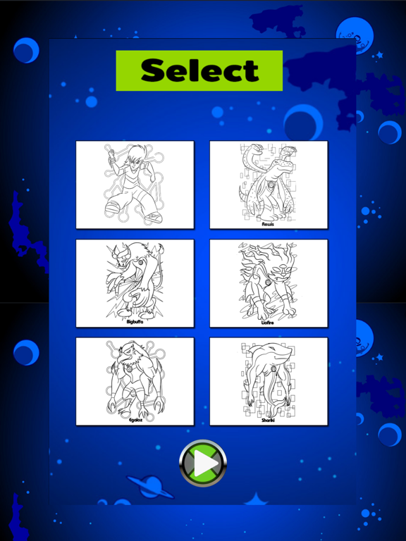 Screenshot #5 pour Super Hero Ben Coloring Book