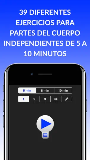 Captura de pantalla de Entrenamientos Diarios en iPhone 6